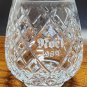 Crystal votive Hand blown Noel 1984.Made in USA