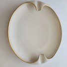 Sign lenox triangle dish Made in usa Gold mark