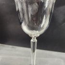 LENOX shell gold goblet glass, Crystal  Made in USA Mt Pleasant PA