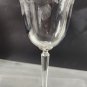 LENOX shell gold goblet glass, Crystal  Made in USA Mt Pleasant PA