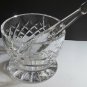Cut glass Pedestal and Mortar signed Cavan crystal Ireland