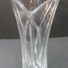 Pressed glass vase heart shape crystal 24% Wedding