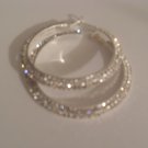 S. Crystal hoops