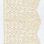 Vintage Floral Flat Lace Lingerie Ribbon Trim 1 YARD Beige 3.5" Wide
