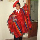 Folkloric Colorful ethnical Costume from Peru, Andean
