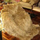 Fur bedspread,Suri Alpaca Fur,pelt Planket,King size