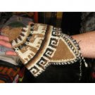 Typical peruvian woolen hat with ear flaps,cap