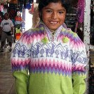 Sweater,V-neck,Jumper, Alpaca Wool,peruvian design