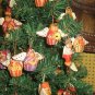 20 peruvian christmas angels, ceramik handmade