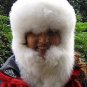 Winter hat with ear flaps,Alpaca pelt, cap