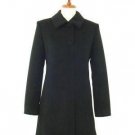 Black long coat, made of Babyalpaca wool,outerwear