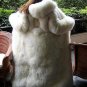 Maxi fur hooded long coat, fur outerwear