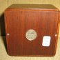 Alarm clock,Mahogany ,with 950 silver decor,electric