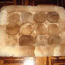 Alpaca fur rug from Peru,carpet 39 x 24 inches
