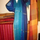 Weaved colorful shawl, mix Babyalpaca wool and Silk