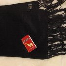 Black alpaca wool lighter scarf,shawl