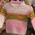 Toddler girl infant sweater, made with pure Alpaca wool