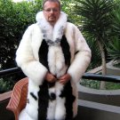 Babyalpaca pelt long coat, fur outerwear, in all sizes