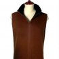 Sleeveless vest,both sides to use, pure alpaca wool