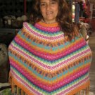 Poncho made with alpaca wool, outerwear