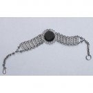 Alpaca silver bracelets, jewelry with a river stone