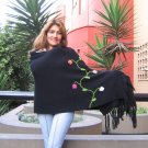 XL Shawl, soft alpaca wool wrap,outerwear