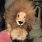 Soft toy Lion made of alpaca pelt