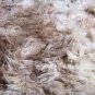 Suri alpaca fur carpet, long-haired fur, 80 x 60 cm