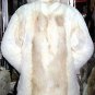White fur long coat for men, Babyalpaca pelt, outerwear