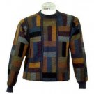 Sweater for men, made of alpaca wool, round neck