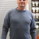 Blue sweater,feathery Babyalpaca wool