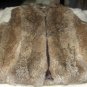 Rabbit chinchilla pelt vest, fur jacket, outerwear