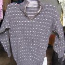 Sweater with ziper, turtleneck made of alpacawool