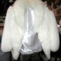 White Jacket of high quality Babyalpaca fur, coat