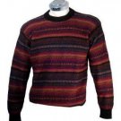 Sweater for men, knitted with pure Alpaca wool, round neck