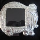 Picture Frame,massive Mahogany ,silver 950 decor