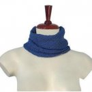 Blue neck scarf,neckerchief made of Babyalpaca wool