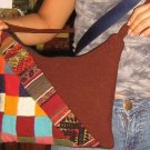 Ethnic handbag from Peru, Merino Wool