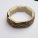 Lot of 10 ethnic bracelets made of coconut, wholesale
