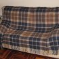 Blanket made of alpacawool,plaid bedspread, coverlet