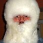 White fur cap, hat is made alpaca fur, outdoor