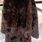 Long dark brown fur coat for men,babyalpaca pelt,outerwear