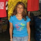 T-shirt unisex, shirt with V-neck, pure cotton