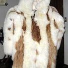 Hooded alpaca fur Overall, pelt outerwear