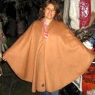 Brown poncho made of Alpacafabrik, outerwear