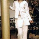White combination made of ecological pima cotton