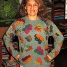 Sweater made of pure Alpacawool, colorful design