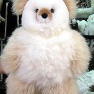 Fur Teddy Bear made of pure Babyalpaca fur, soft toy 25 inch