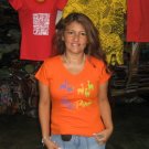 OrangeT-shirt ,all sizes available,pure cotton