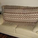 Brown blanket made of alpacawool, bedspread, coverlet